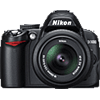 Specification of Panasonic Lumix DMC-FS62 rival: Nikon D3000.