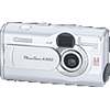 Specification of Sanyo Xacti DSC-S3 rival: Canon PowerShot A300.