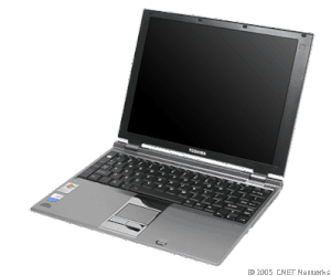Specification of ASUS W5A rival: Toshiba Portege R200.