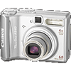 Specification of Konica Minolta Maxxum 5D (Dynax 5D) rival: Canon PowerShot A540.