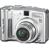 Specification of Pentax Optio E10 rival: Canon PowerShot A700.