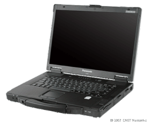 Specification of HP Pavilion dv6300 rival: Panasonic Toughbook 52 Core 2 Duo 1.8GHz, 1GB RAM, 80GB HDD, XP Pro.