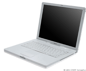 Apple iBook G4 PowerPC G4 933 MHz, 256 MB RAM, 40 GB HDD