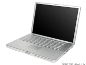 Apple PowerBook G4 PowerPC G4 1.67GHz, 512MB RAM, 80GB HDD, MacOS X 10.4