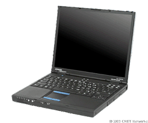 Specification of Toshiba Tecra 9100 rival: HP Evo N610c Pentium 4-M 2 GHz, 256 MB RAM, 40 GB HDD.