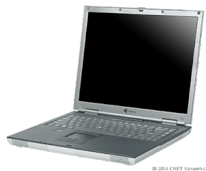Specification of HP Compaq Presario 1800T rival: Gateway 450xl Pentium M 1.6 GHz, 512 MB RAM, 60 GB HDD.