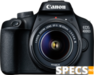 Canon EOS 4000D price and images.