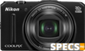 Nikon Coolpix S9700 price and images.