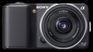 Sony Alpha NEX-3 price and images.