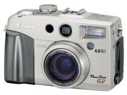 Specification of Ricoh Caplio RR1 rival: Canon PowerShot G2.