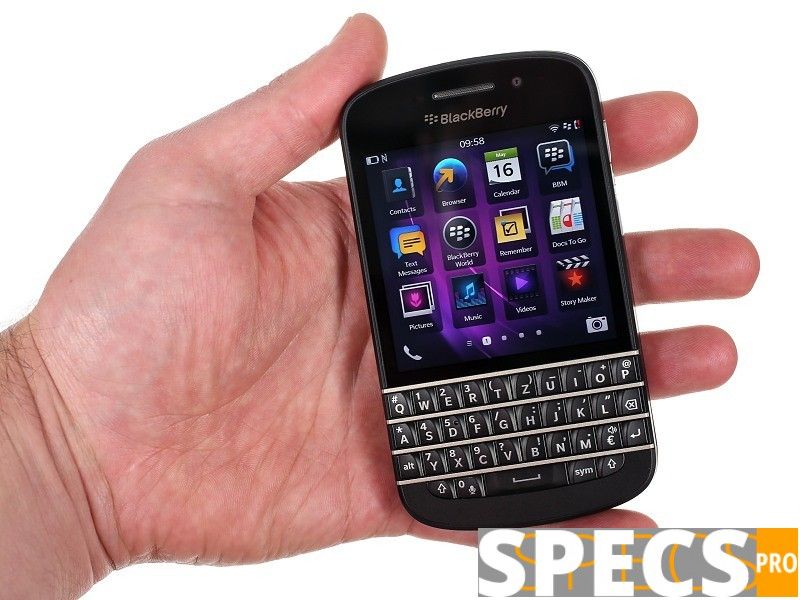 BlackBerry Q10 specs and prices. Q10 comparison with rivals.