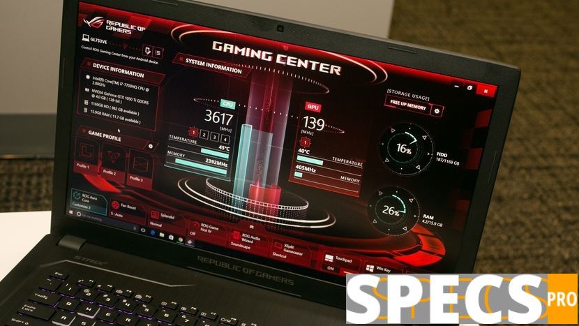 ASUS ROG GL753VD DS71 specs and prices. ASUS ROG GL753VD DS71 ...