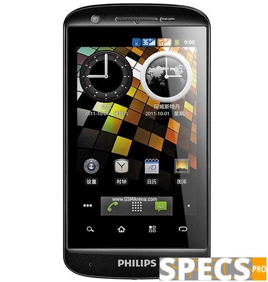 Philips W626 specs and prices. W626 comparison with rivals.