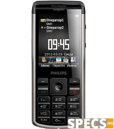 Philips X333 specs and prices. X333 comparison with rivals.