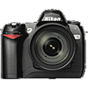 Nikon D70 tech specs and cost.